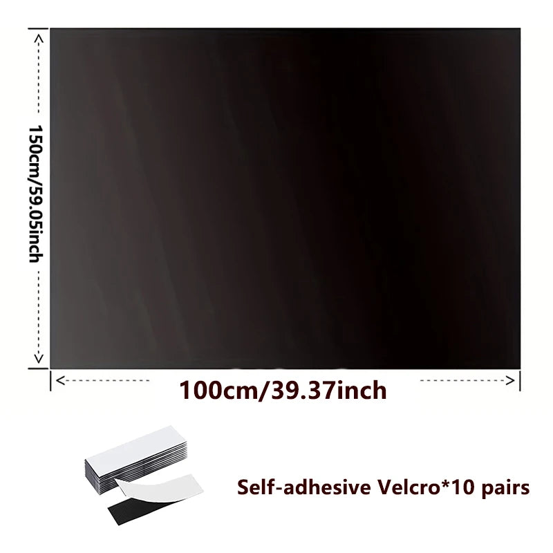Removable blackout blind for windows – sun protection and privacy