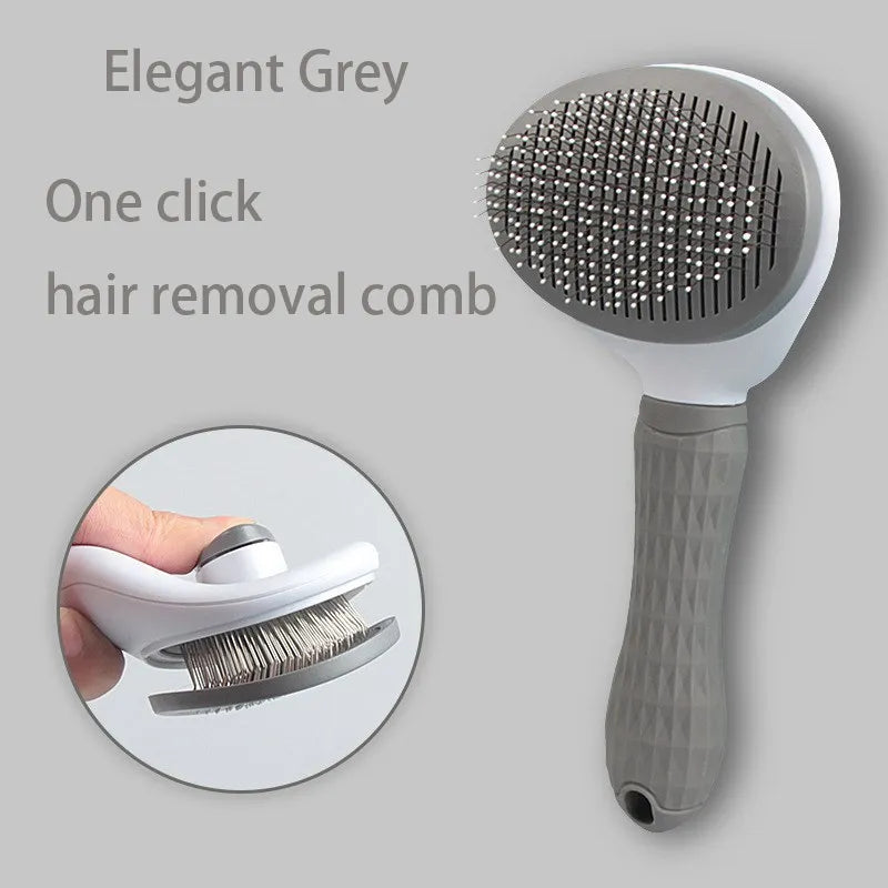 Brosse de toilettage anti-poils pour chiens et chats