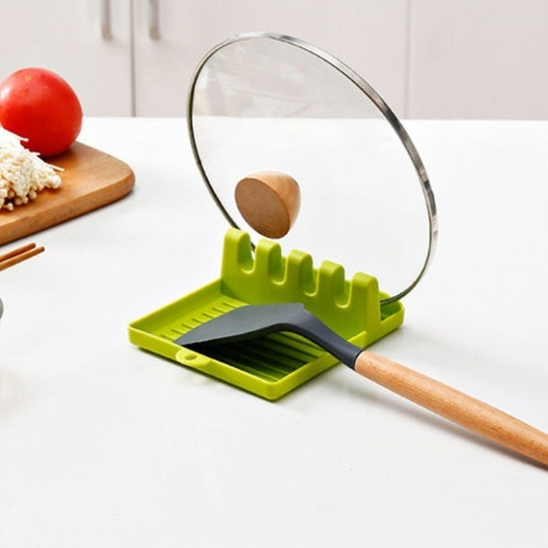 Support pour cuillère et couvercle de cuisine