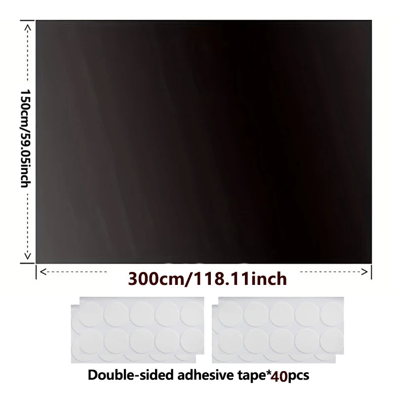 Removable blackout blind for windows – sun protection and privacy