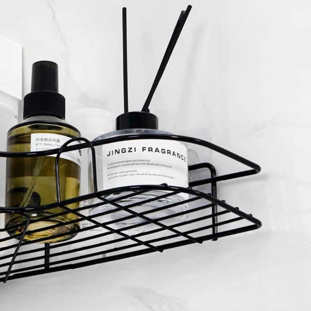 Étagère murale pour douche et salle de bain – rangement sans perçage