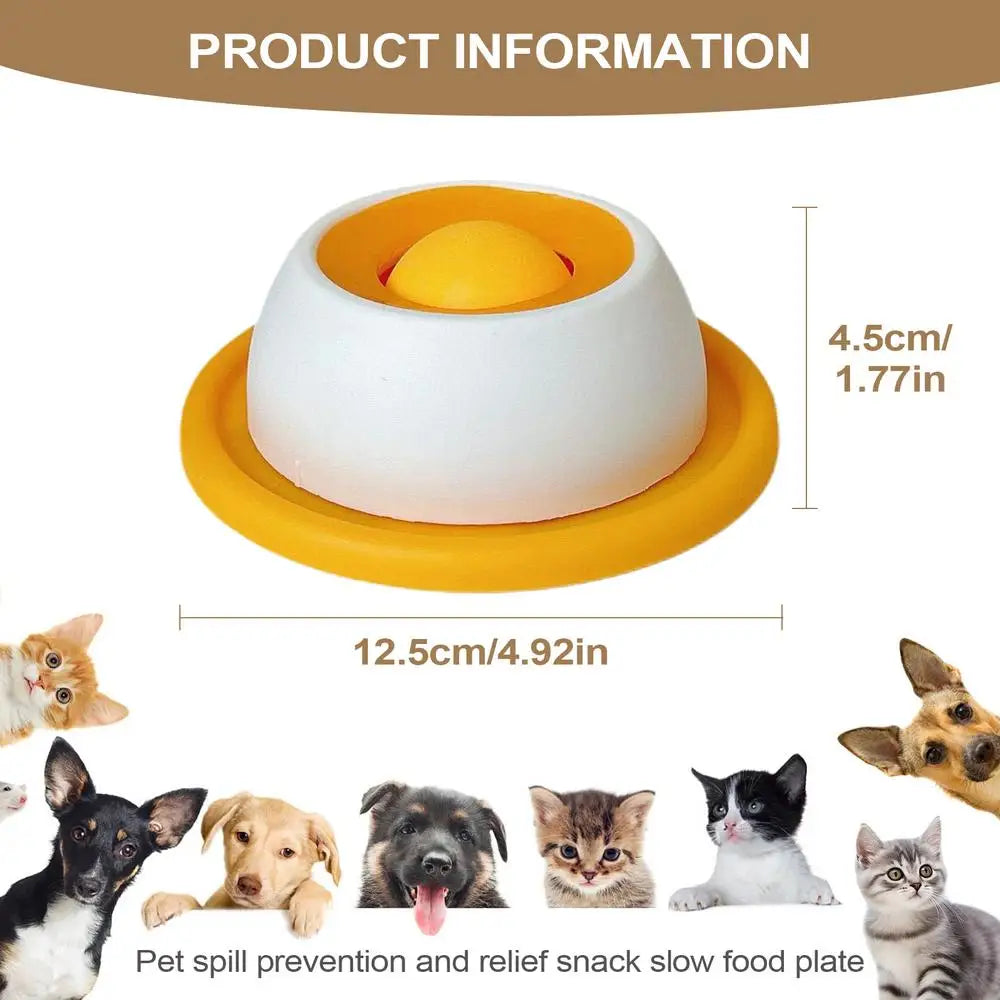 Gamelle anti-glouton pour chiens et chats – alimentation lente