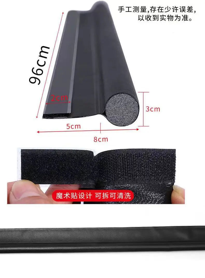 Joint coupe-froid double pour bas de porte – isolation thermique et anti-poussière