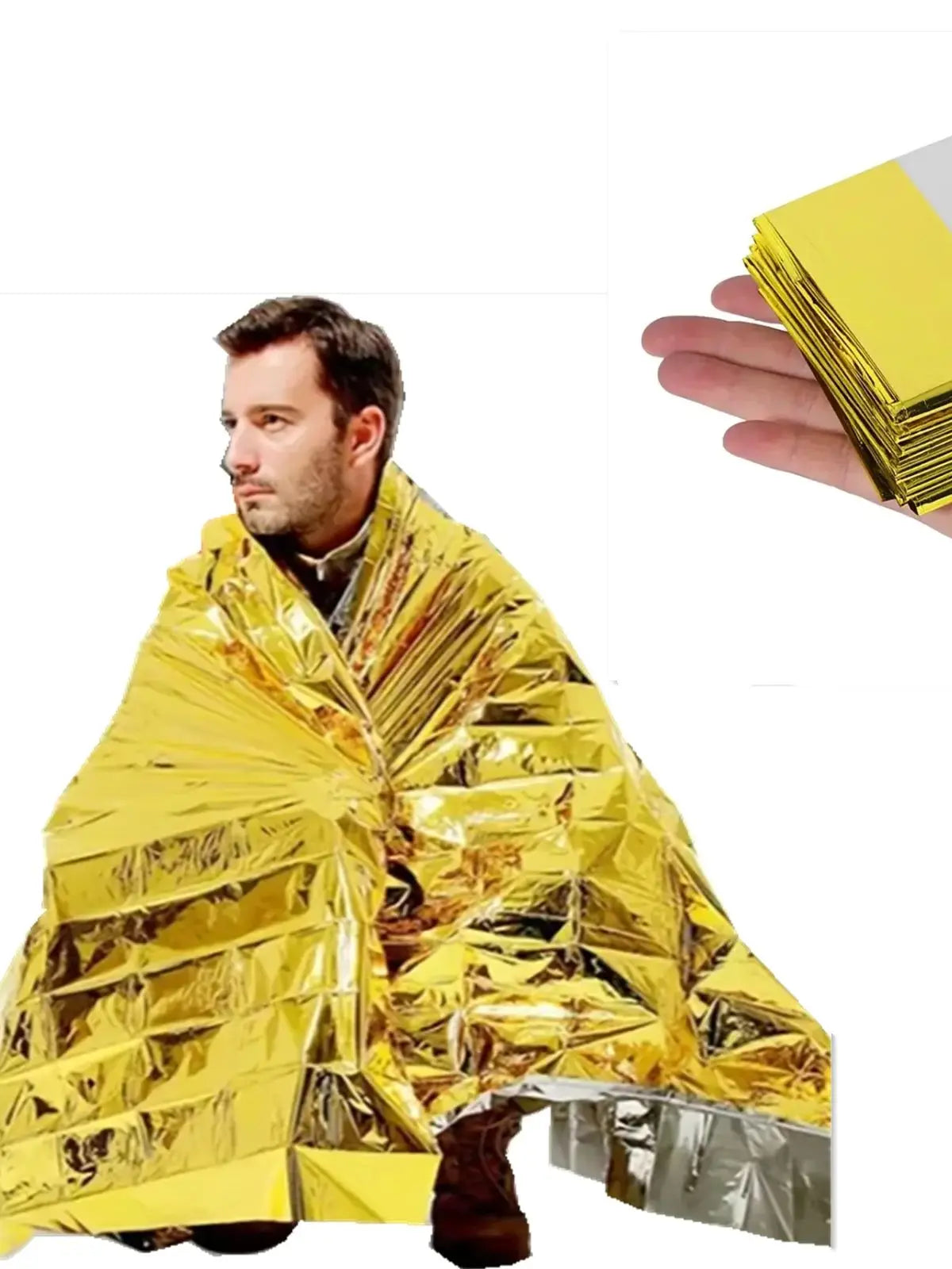 Couverture de survie thermique imperméable – couverture d’urgence
