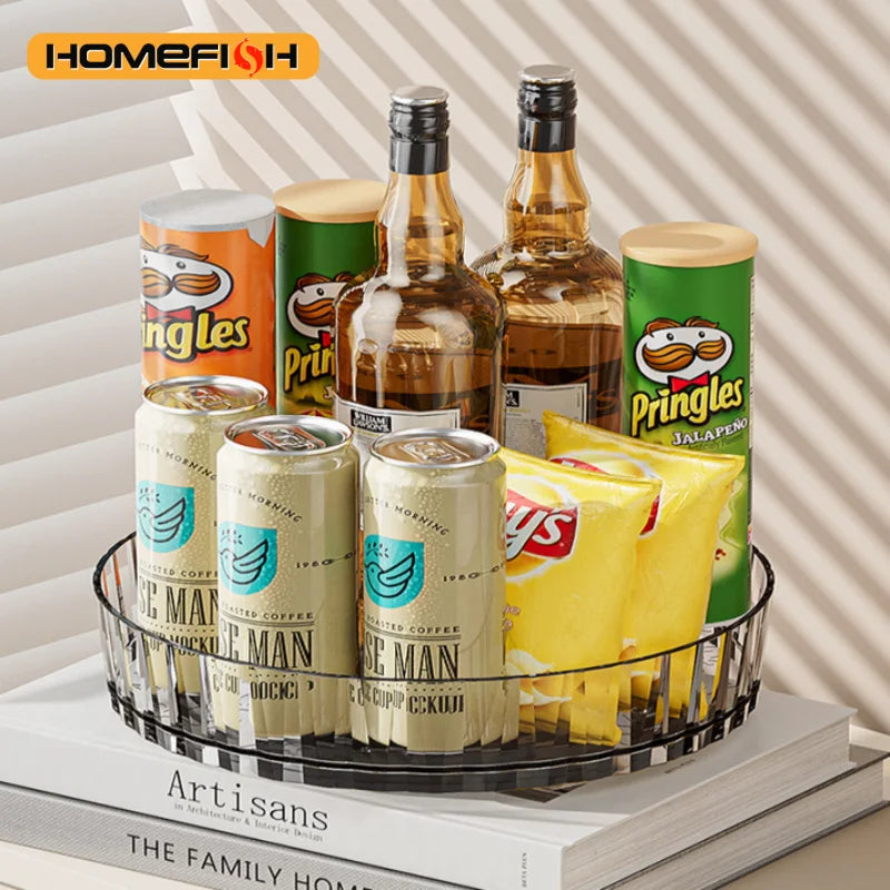 360° Rotating Countertop Organizer – Multifunctional Storage