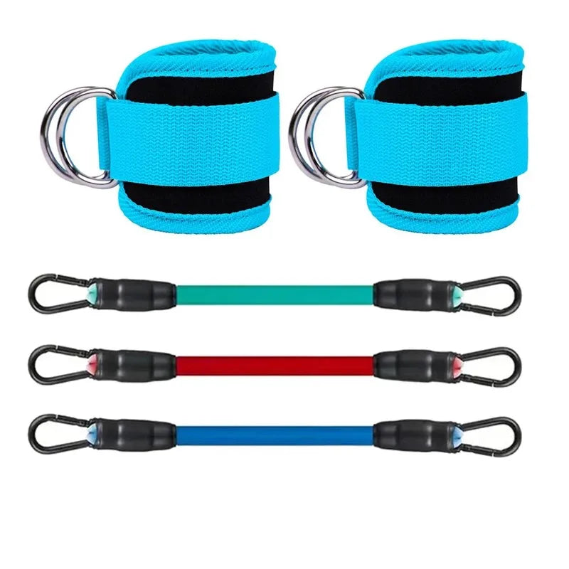 Kit de bandes de résistance avec sangles de cheville