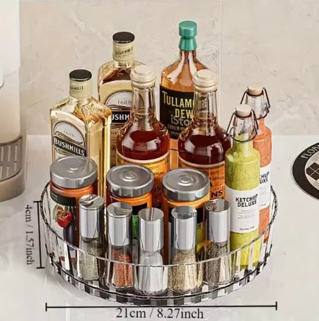 360° Rotating Countertop Organizer – Multifunctional Storage