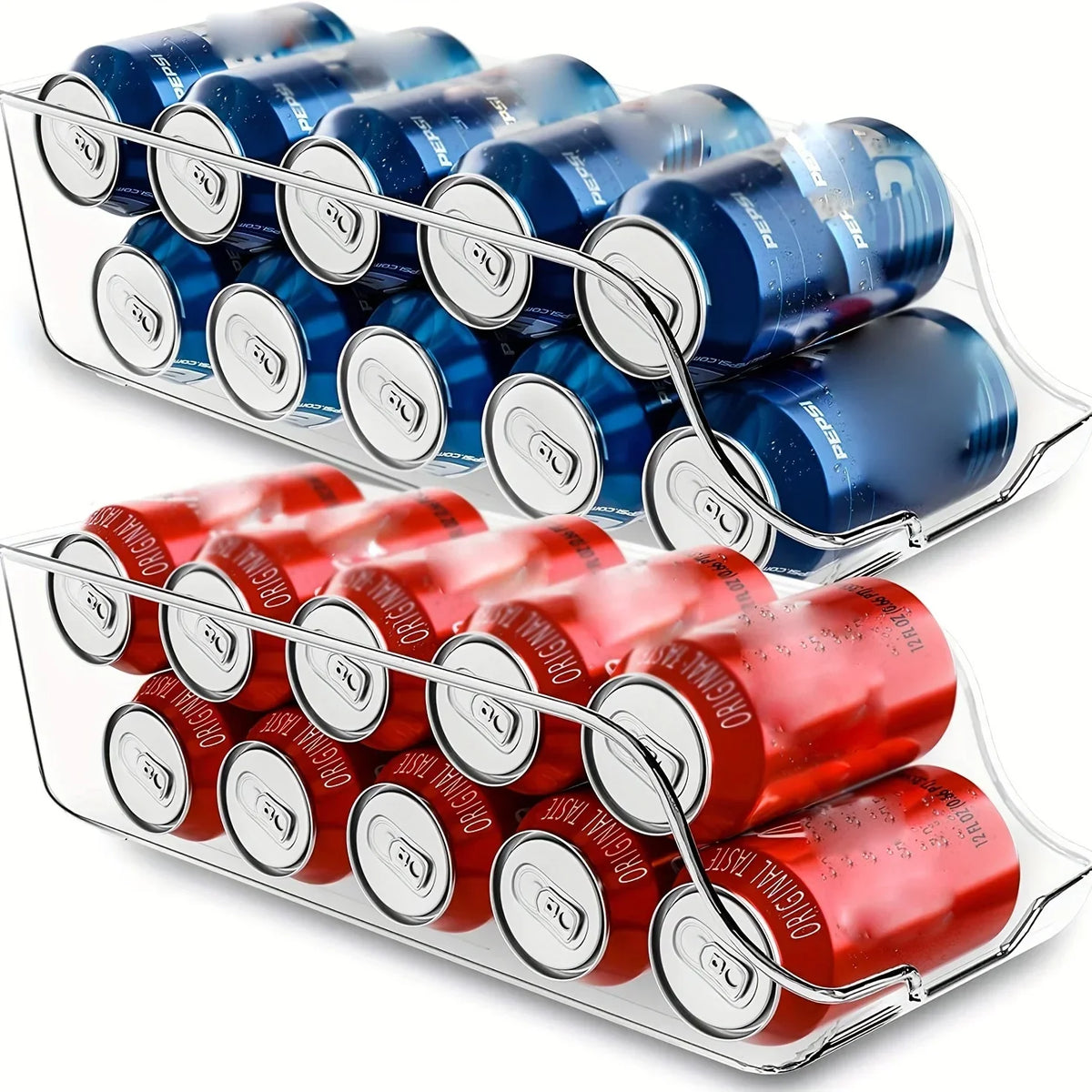 Organisateur empilable pour réfrigérateur et boissons