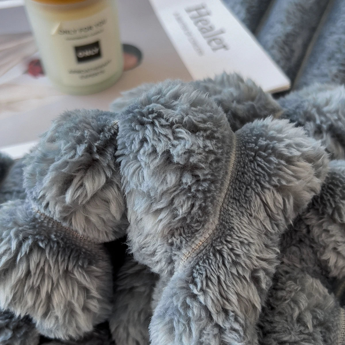 Plaid polaire épais et doux – couverture chaude pour l’hiver