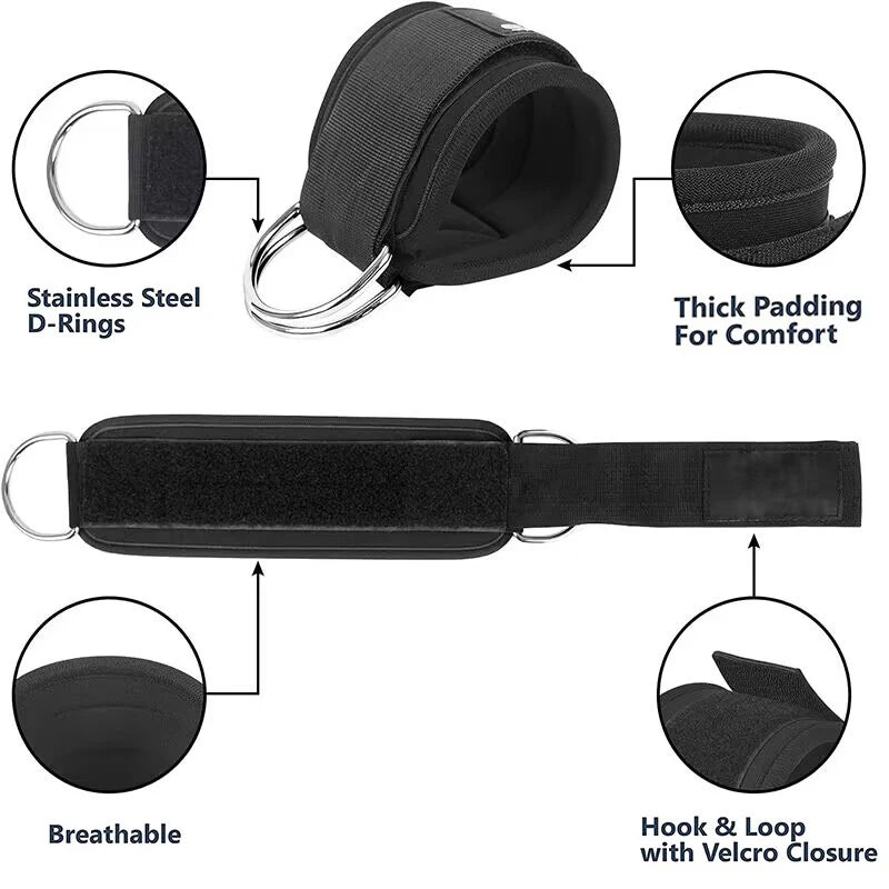 Kit de bandes de résistance avec sangles de cheville