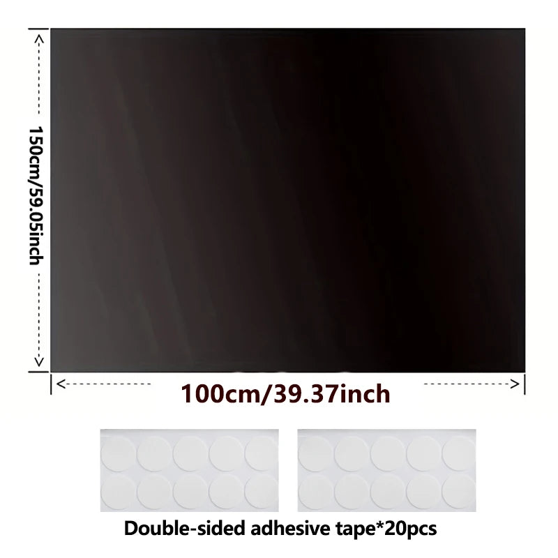 Removable blackout blind for windows – sun protection and privacy
