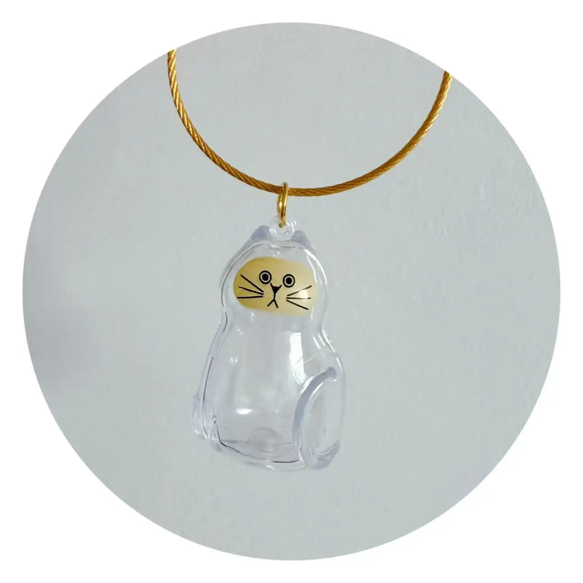 Capsule souvenir pour poils d’animaux avec porte-clés