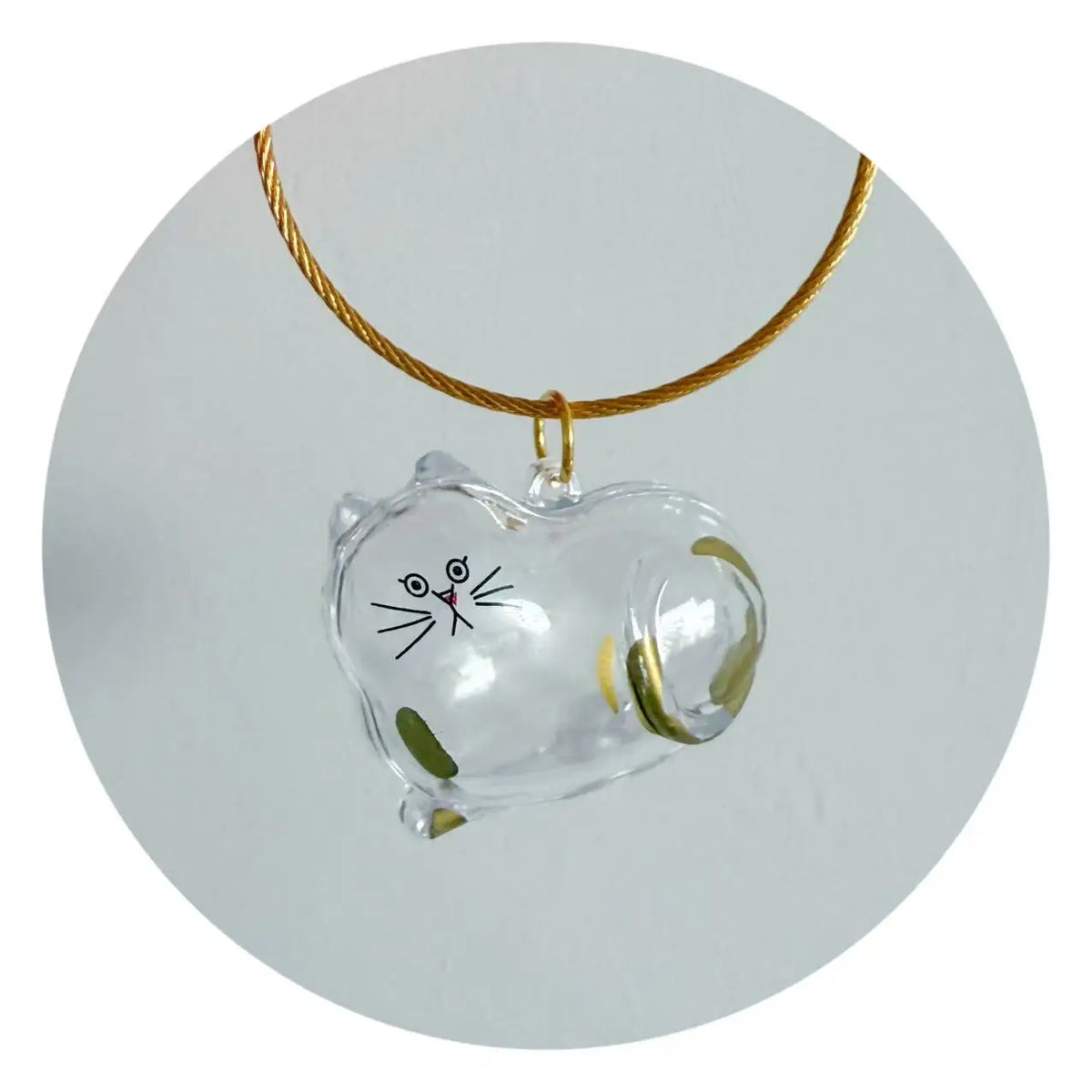Capsule souvenir pour poils d’animaux avec porte-clés