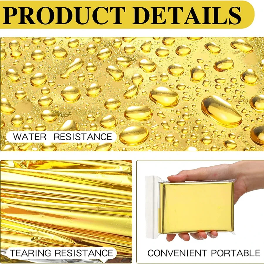 Couverture de survie thermique imperméable – couverture d’urgence