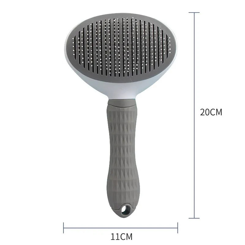 Brosse de toilettage anti-poils pour chiens et chats