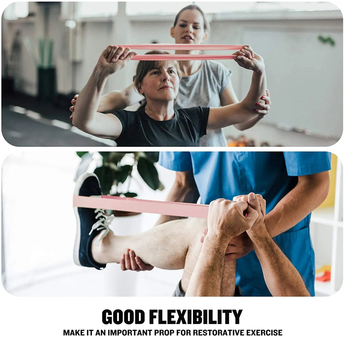 Bandes élastiques de résistance en boucle — Fitness à la maison