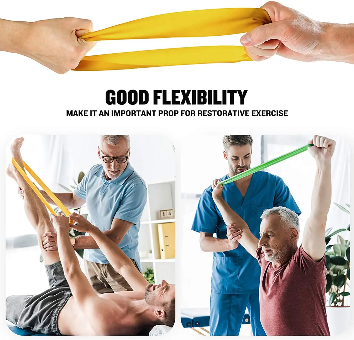 Bandes élastiques de résistance en boucle — Fitness à la maison