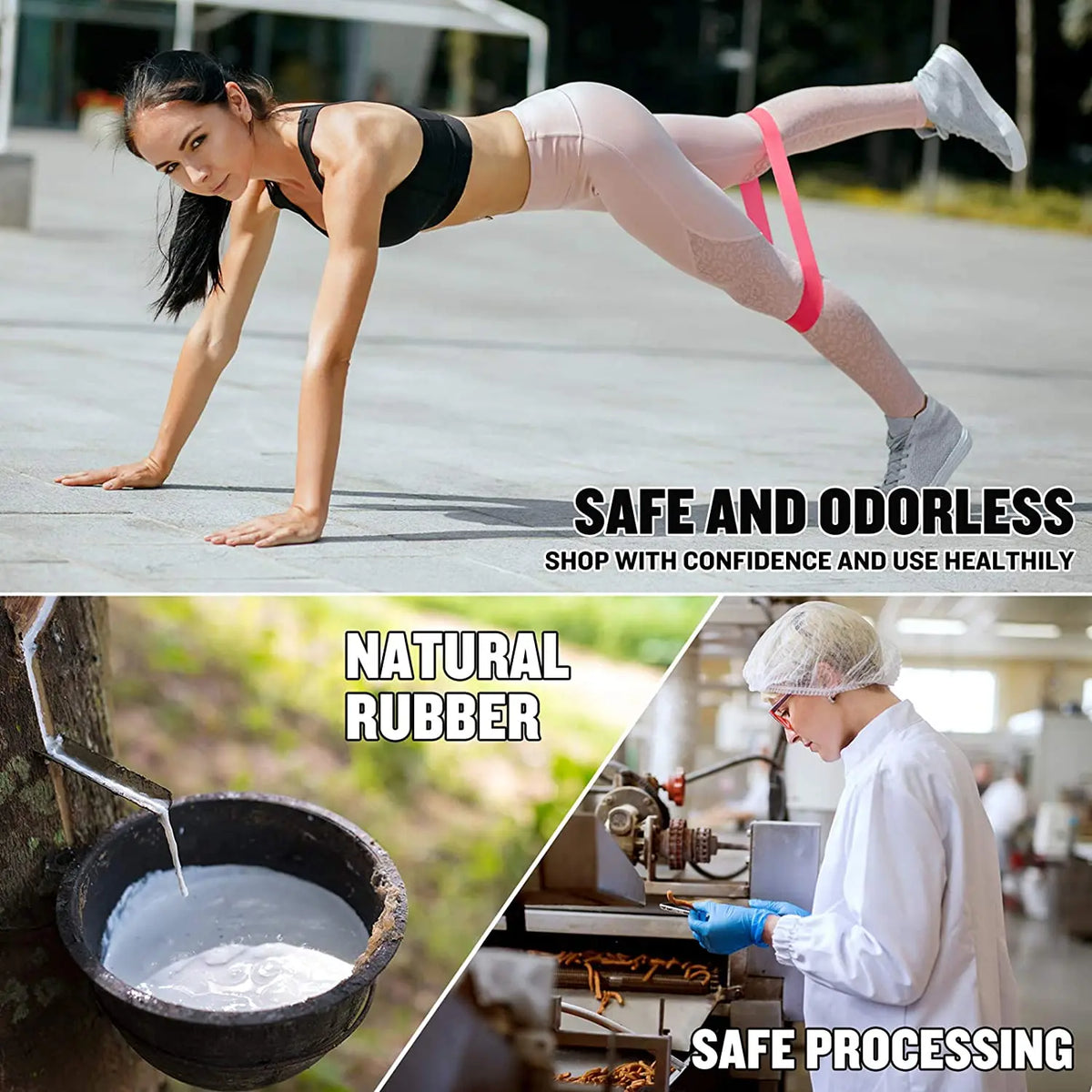 Bandes élastiques de résistance en boucle — Fitness à la maison