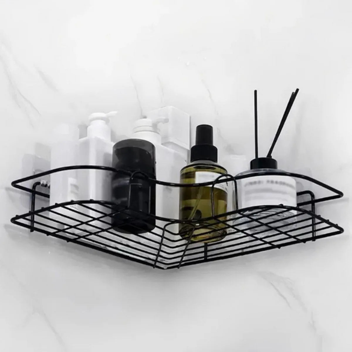 Étagère murale pour douche et salle de bain – rangement sans perçage