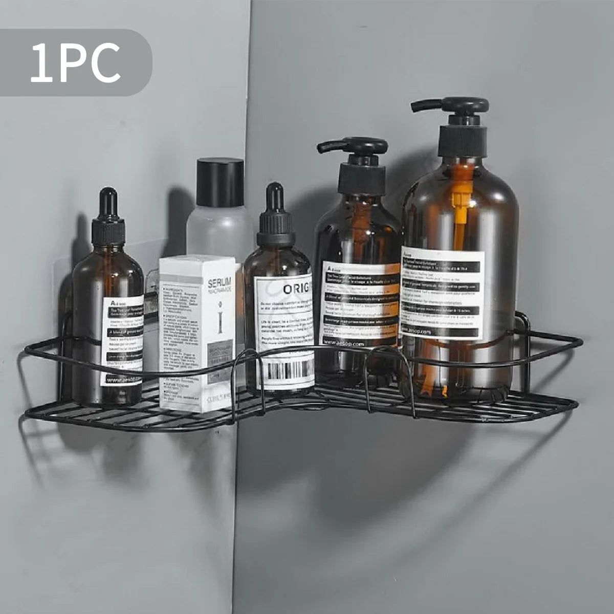 Étagère murale pour douche et salle de bain – rangement sans perçage