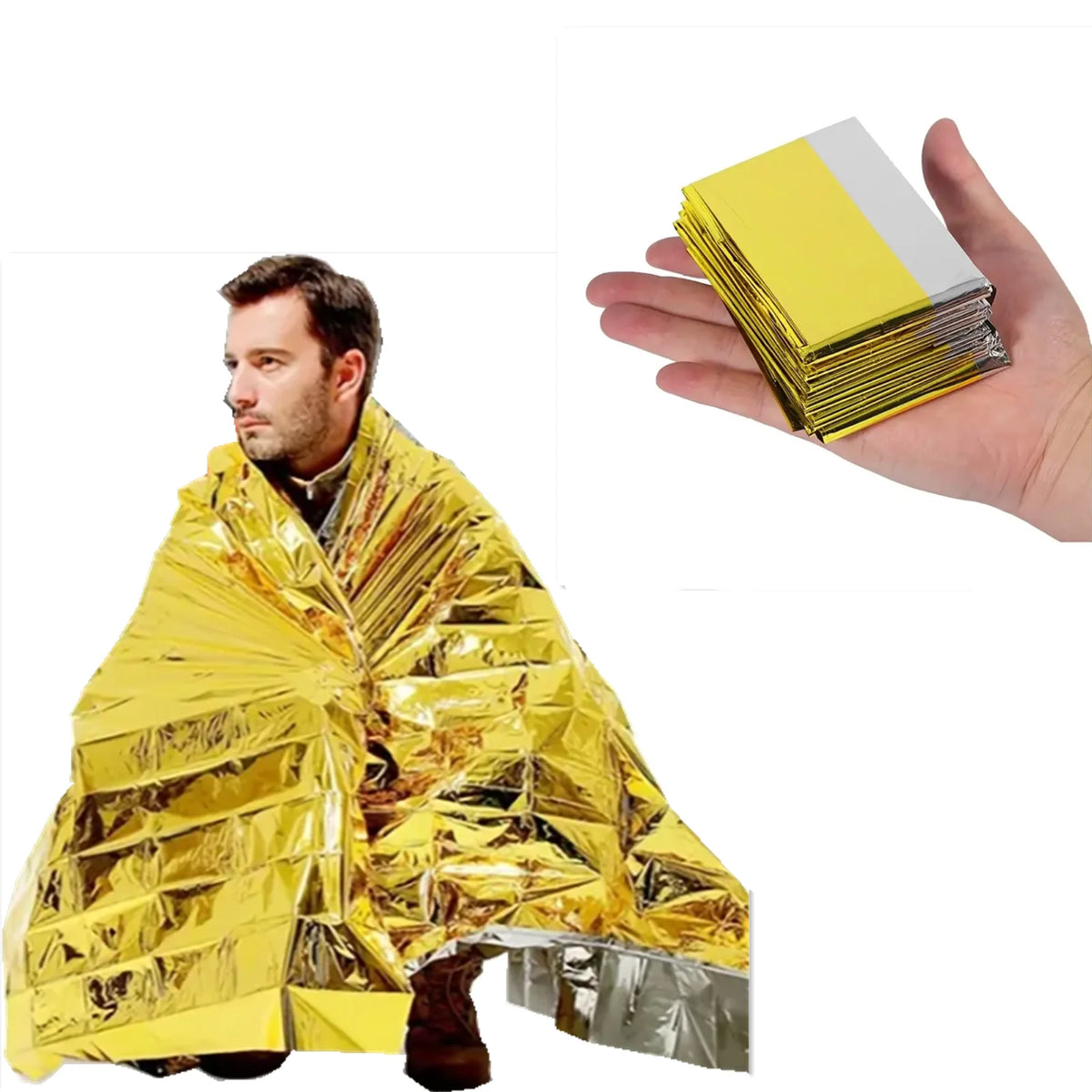 Couverture de survie thermique imperméable – couverture d’urgence