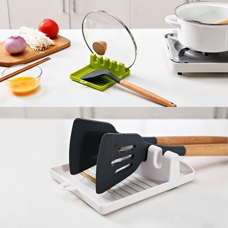 Support pour cuillère et couvercle de cuisine