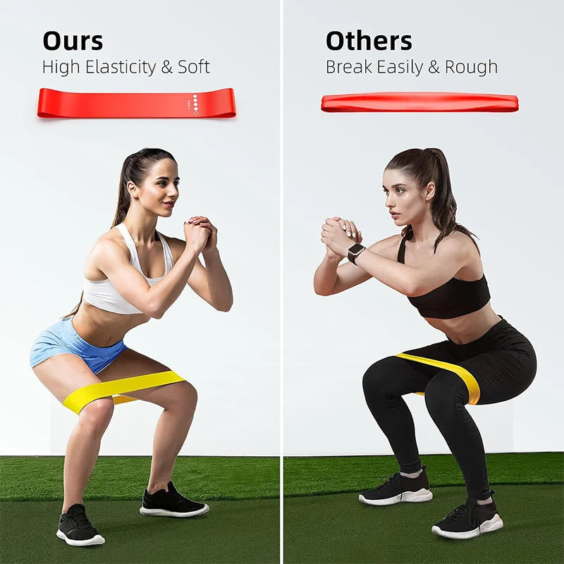 Bandes élastiques de résistance en boucle — Fitness à la maison