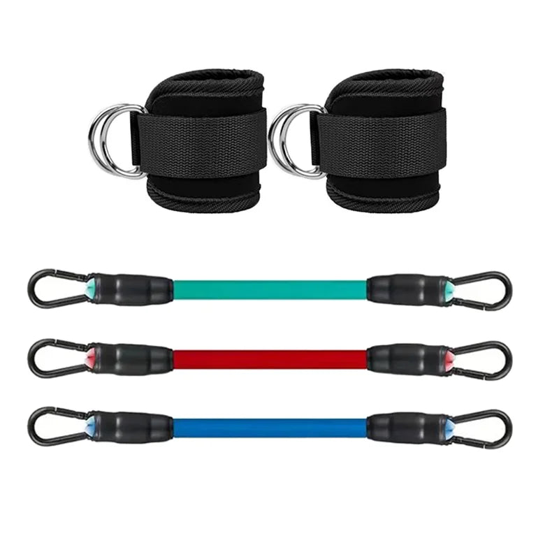 Kit de bandes de résistance avec sangles de cheville