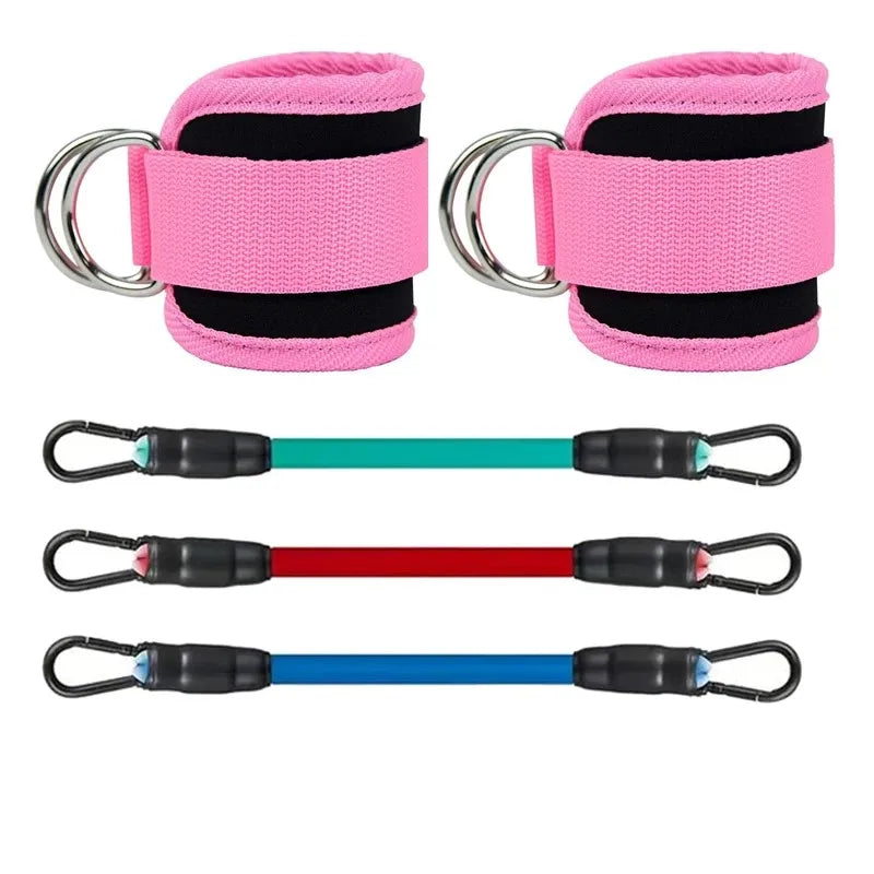 Kit de bandes de résistance avec sangles de cheville