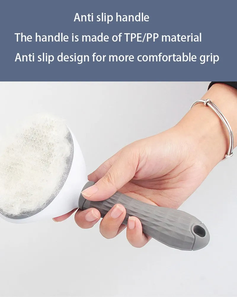 Brosse de toilettage anti-poils pour chiens et chats