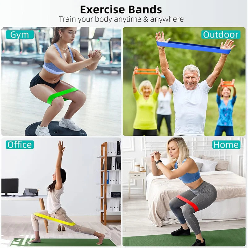 Bandes élastiques de résistance en boucle — Fitness à la maison
