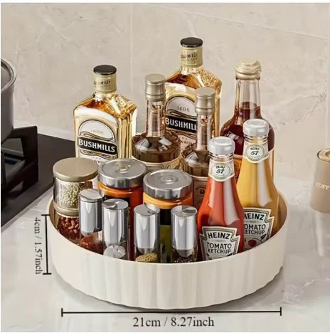 360° Rotating Countertop Organizer – Multifunctional Storage