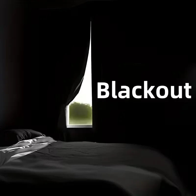 Removable blackout blind for windows – sun protection and privacy
