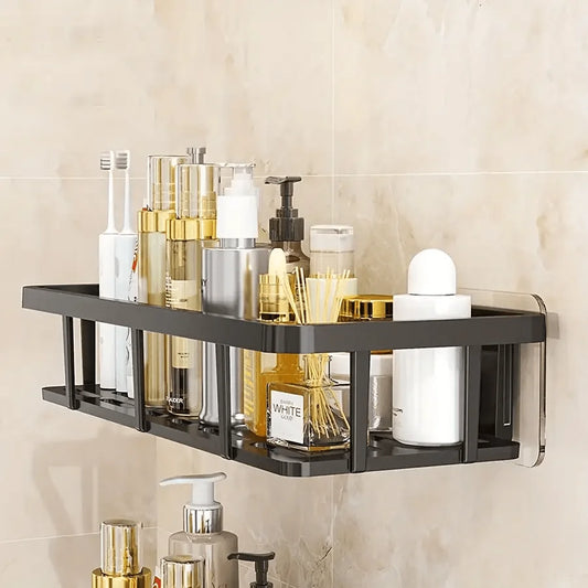 Lot de 2 étagères murales adhésives – rangement sans perçage
