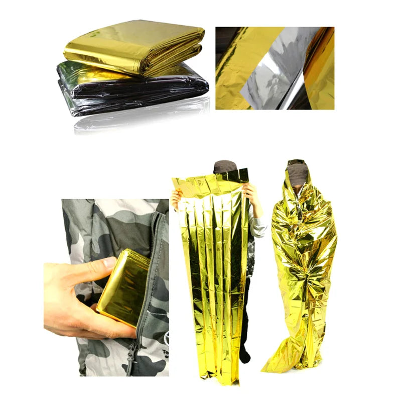 Couverture de survie thermique imperméable – couverture d’urgence