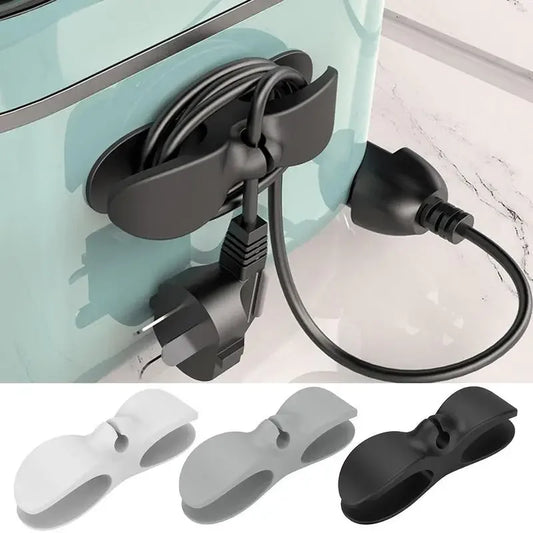 Organisateur de câbles autocollant – rangement pratique et discret