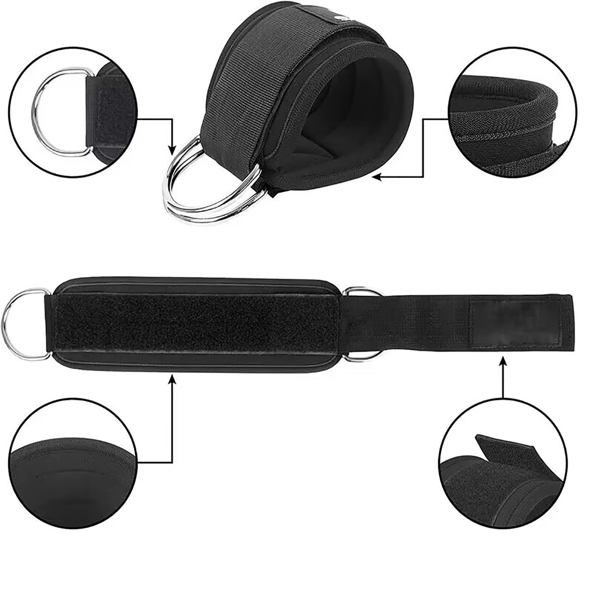Kit de bandes de résistance avec sangles de cheville