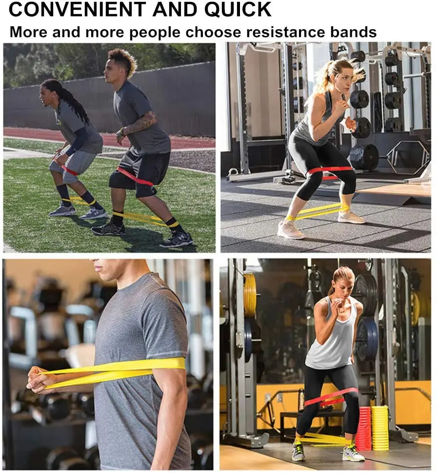 Bandes élastiques de résistance en boucle — Fitness à la maison