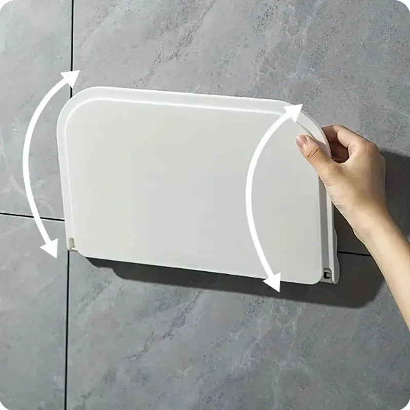 Étagère murale rabattable sans perçage – support multifonction