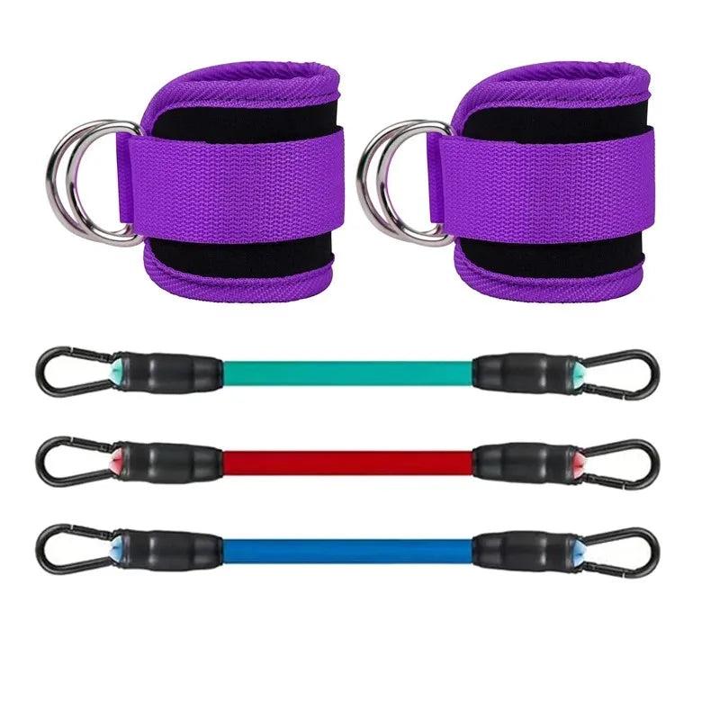 Kit de bandes de résistance avec sangles de cheville