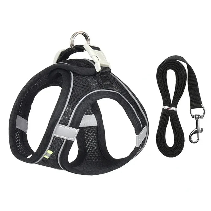 Harnais réfléchissant ajustable pour chien – confort et sécurité
