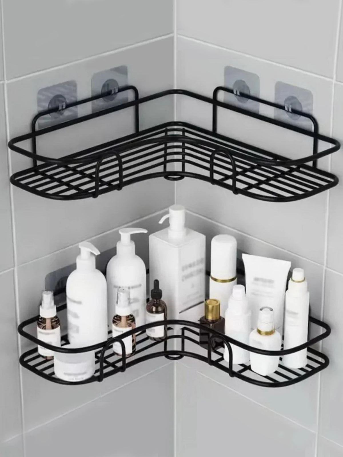 Étagère murale pour douche et salle de bain – rangement sans perçage