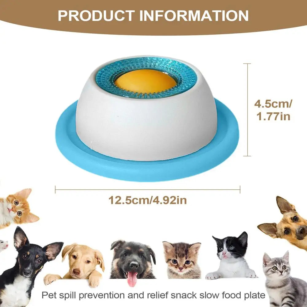 Gamelle anti-glouton pour chiens et chats – alimentation lente