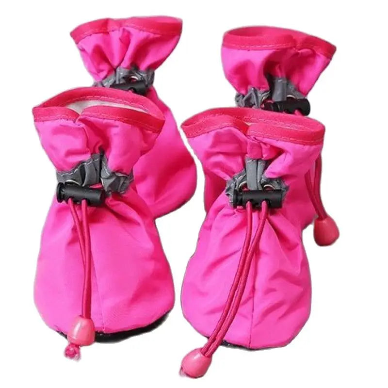 Waterproof Anti-Slip Dog Boots – 4 Pack